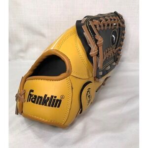 Franklin Fieldmaster Series Baseball Glove Tan Black CFS 22603 Right Hand Throw